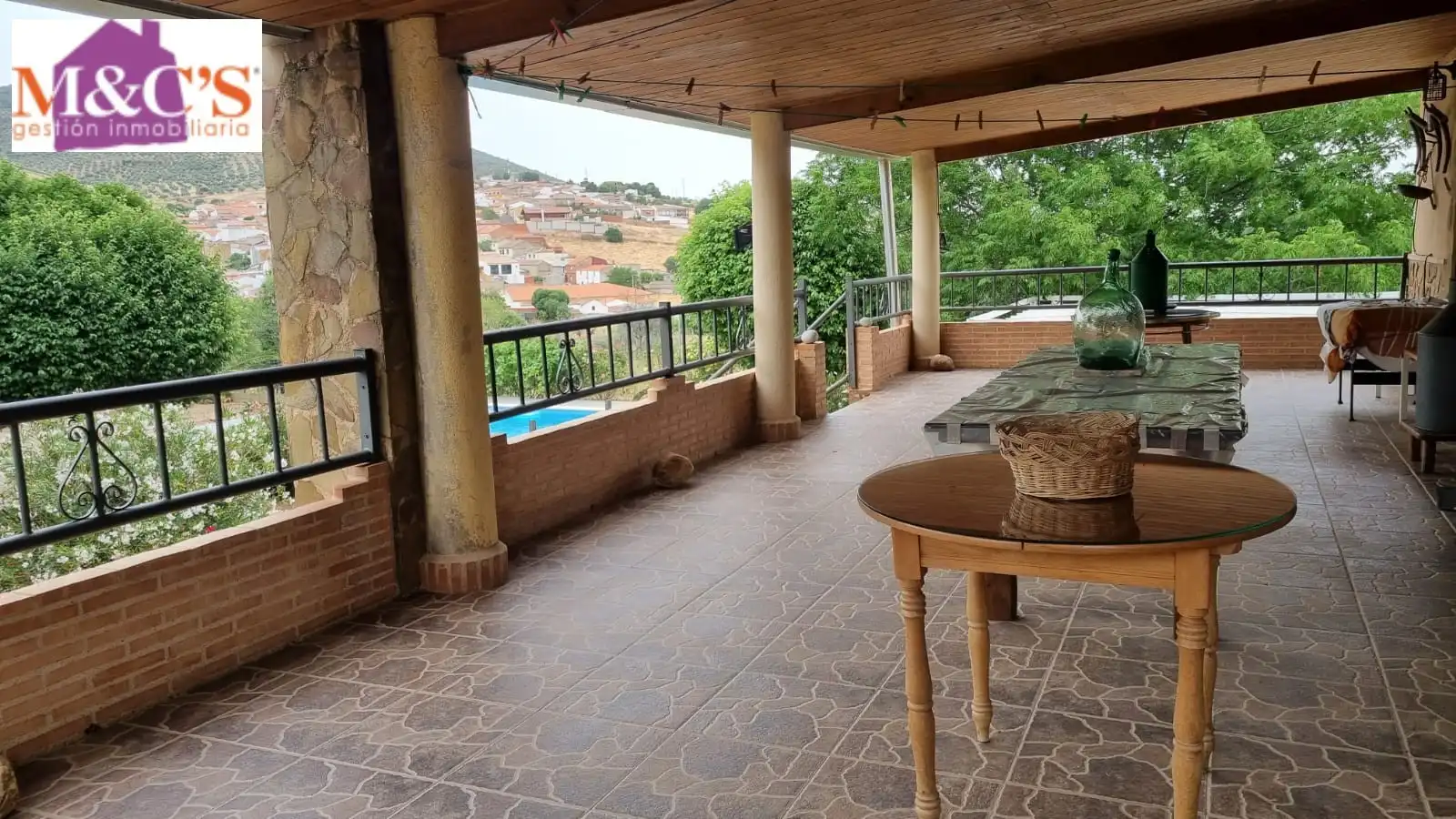 Terrace of Houses for sale in Hinojosas de Calatrava  with Air Conditioner, Heating and Private garden