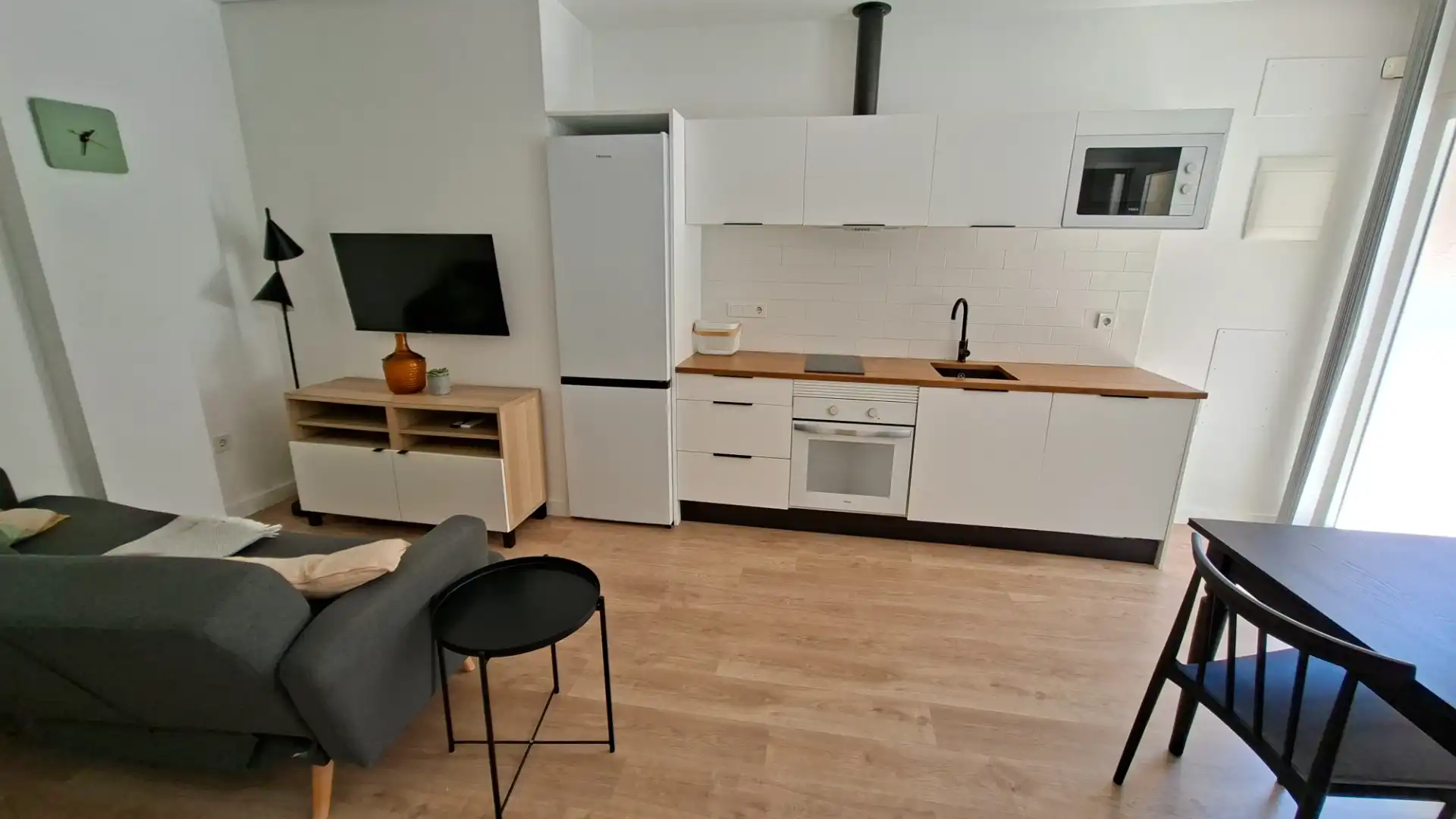 Cocina de Apartamento de alquiler en San Vicente del Raspeig / Sant Vicent del Raspeig con Aire acondicionado y Amueblado