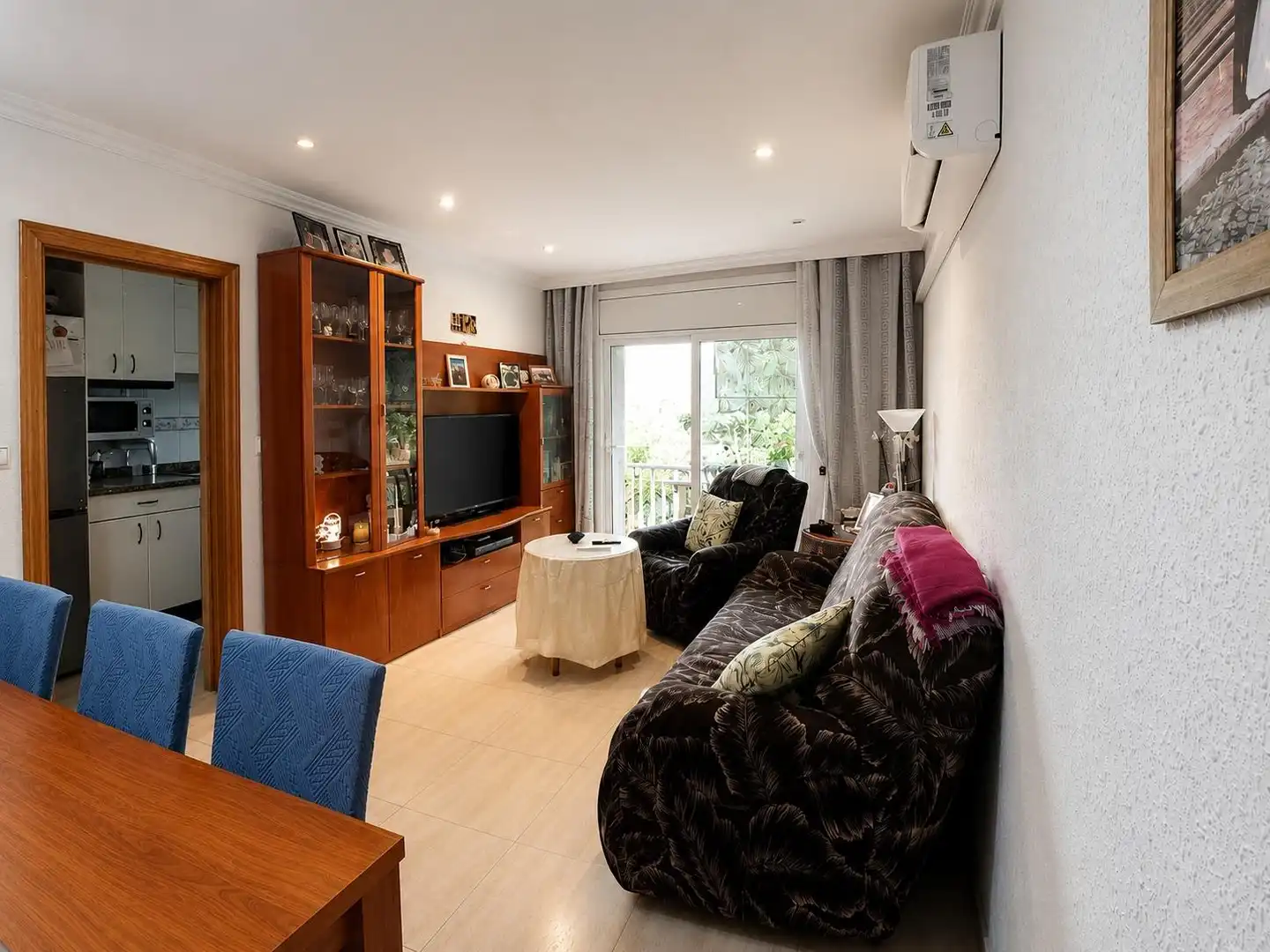 Sala de estar de Piso en venta en Mataró con Calefacción y Balcón