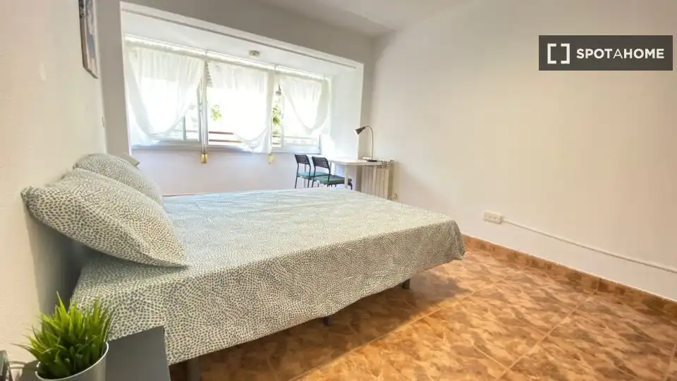 Bedroom of Flat for rent in Madrid  with Air Conditioner, Heating and Furnished