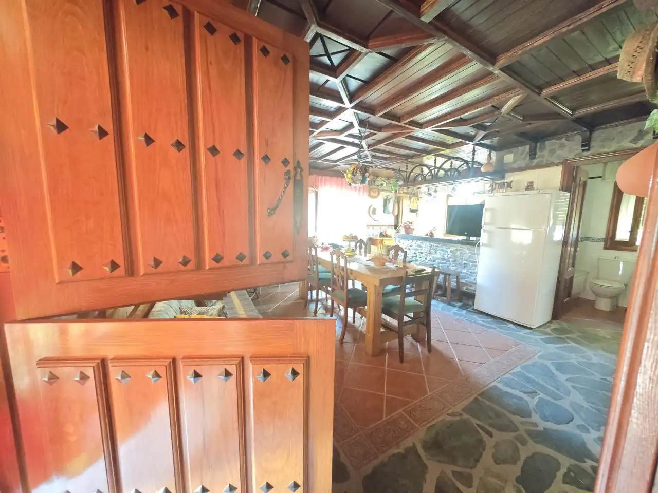 Cocina de Casa o chalet en venta en Cabrero con Jardín privado y Terraza