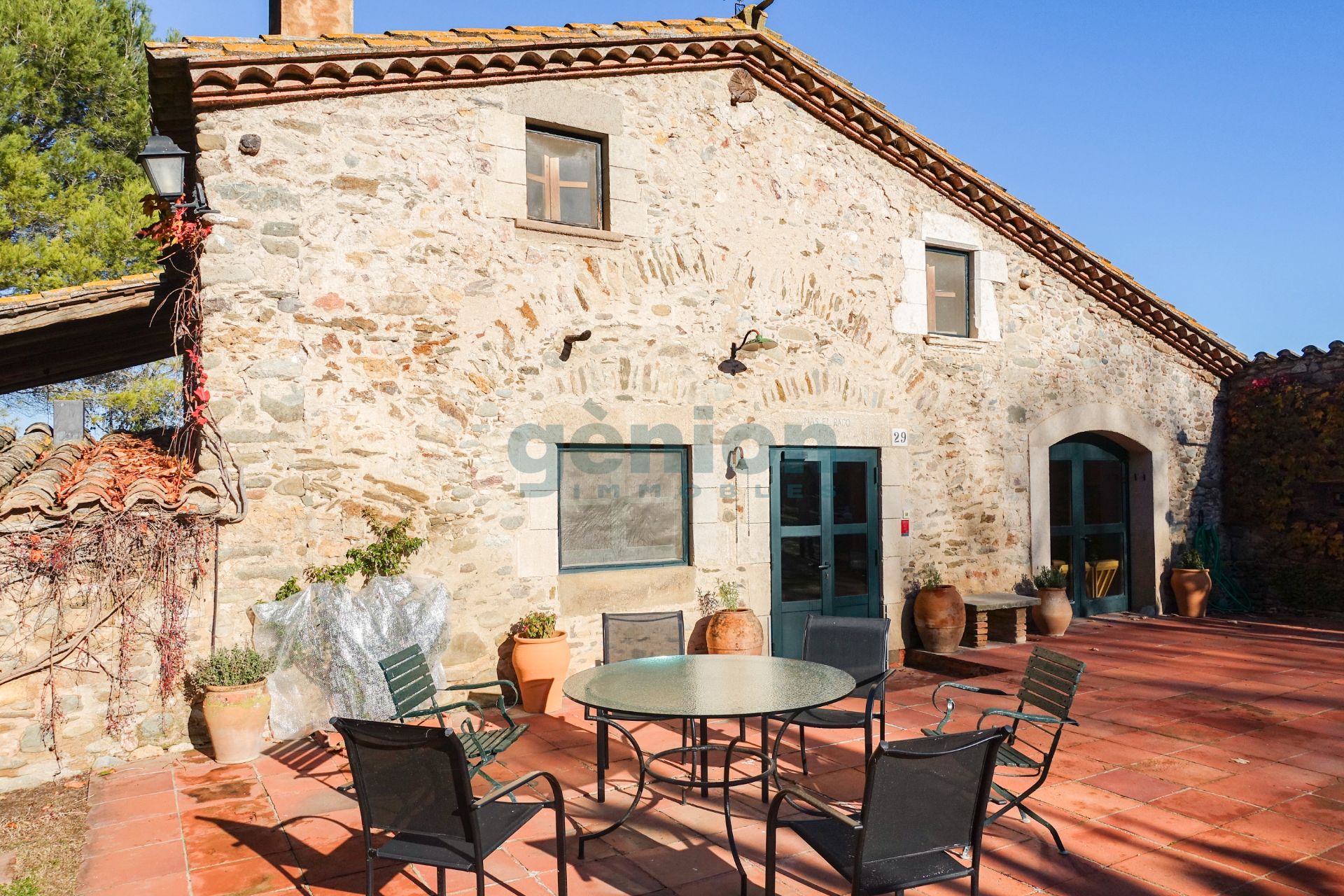 Terrace of Country house for sale in Sant Julià de Ramis  with Air Conditioner, Heating and Private garden