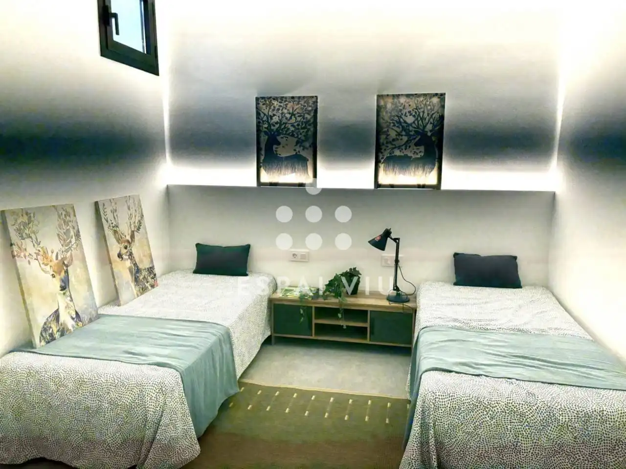 Schlafzimmer von Haus oder Chalet zum Verkauf in Terrassa mit Klimaanlage, Heizung und Privatgarten