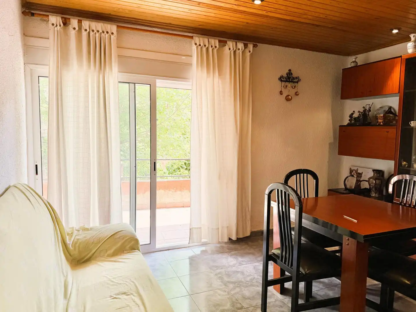 Esszimmer von Wohnung zum Verkauf in Guardiola de Berguedà mit Möbliert, Fernseher und Balkon