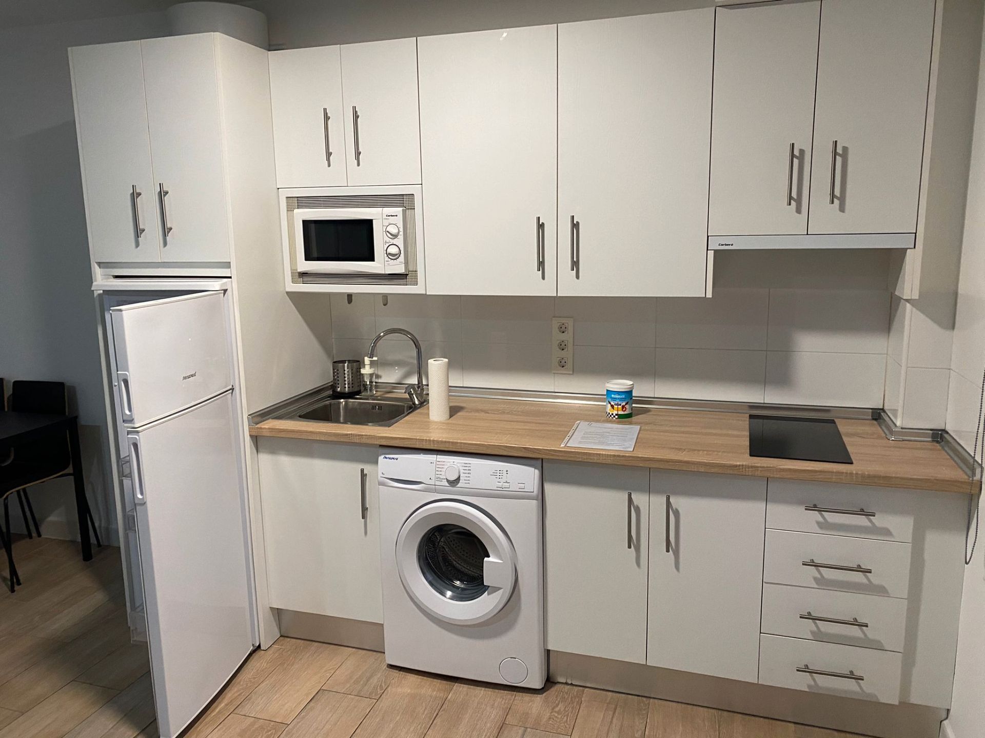 Kitchen of Flat to rent in Málaga Capital  with Air Conditioner, Furnished and Washing machine