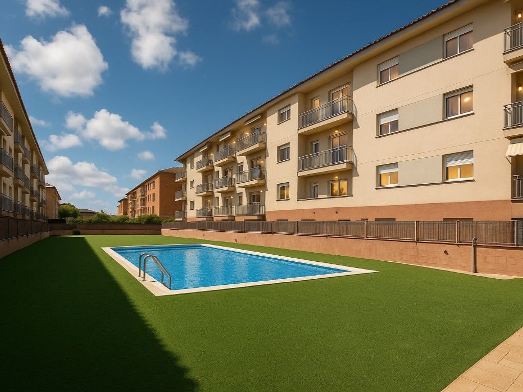 Swimming pool of Apartment for sale in Santa Margarida I Els Monjos  with Private garden, Swimming Pool and Oven