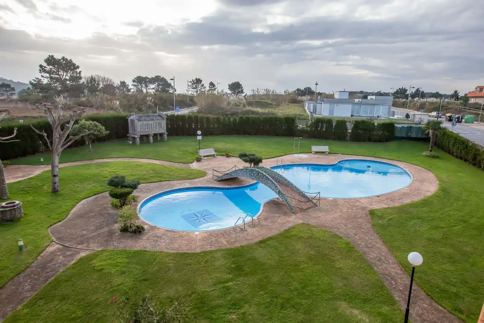 Piscina de Apartament en venda en Sanxenxo amb Terrassa, Traster i Moblat