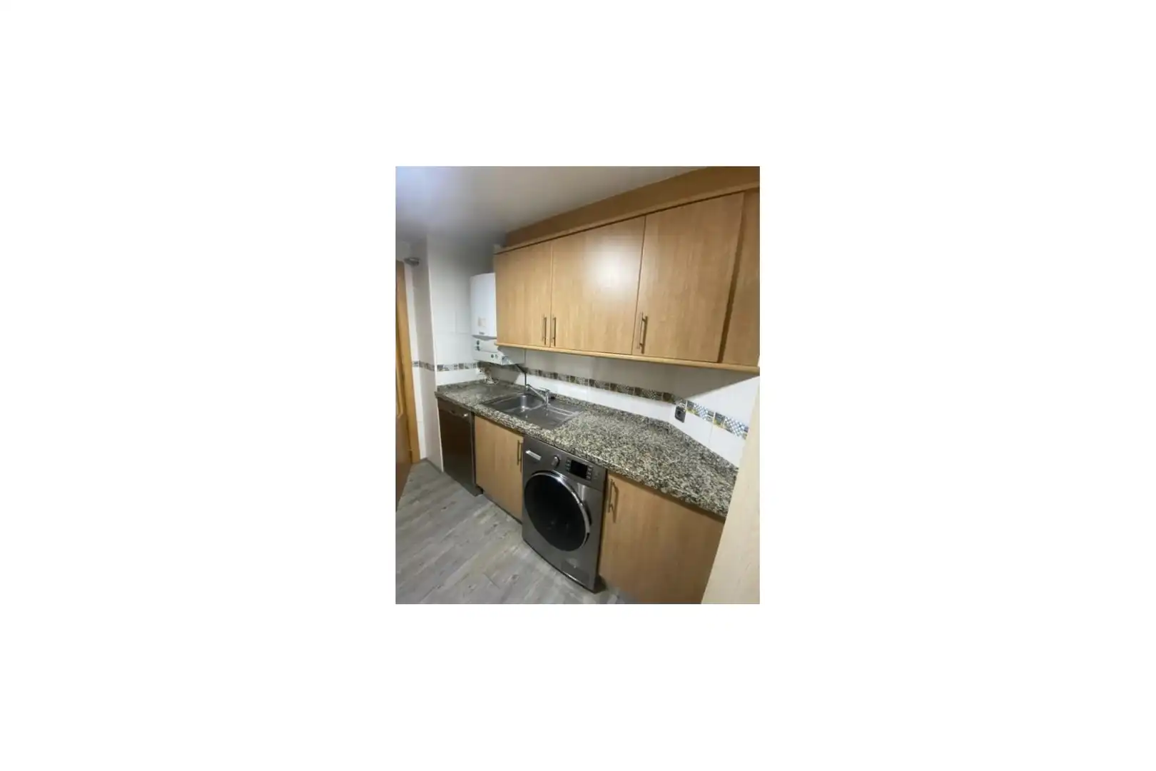 Cocina de Piso en venta en Calpe / Calp con Calefacción, Terraza y Amueblado
