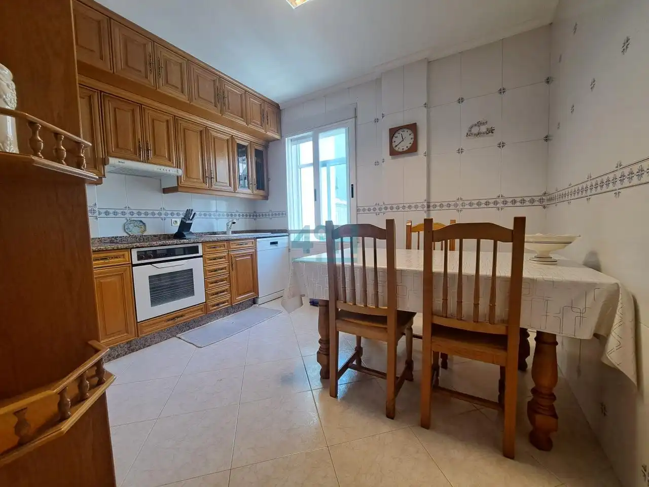 Kitchen of Flat for sale in Ourense Capital   with Heating, Storage room and Furnished
