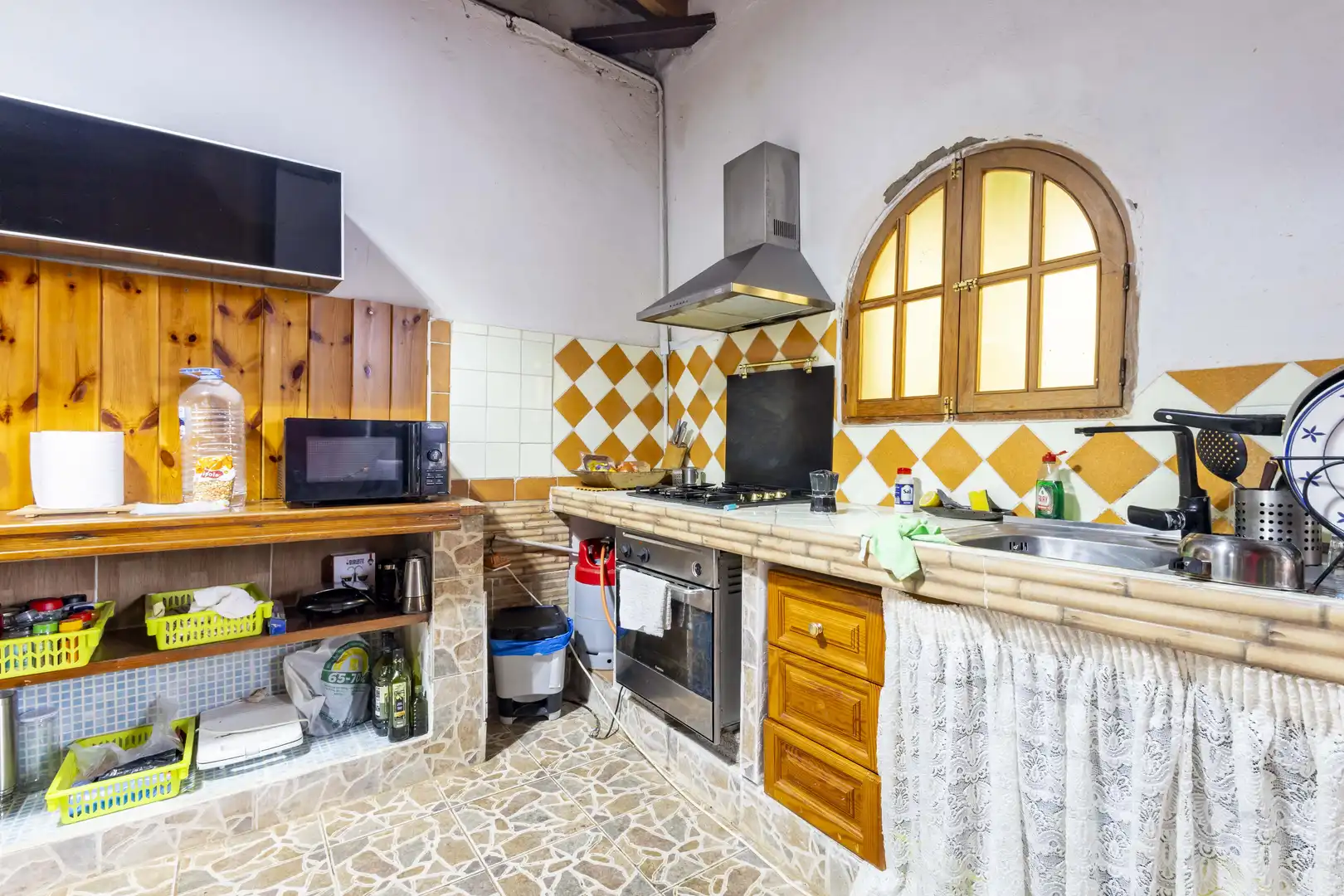 Cocina de Finca rústica en venta en San Cristóbal de la Laguna con Calefacción, Jardín privado y Terraza