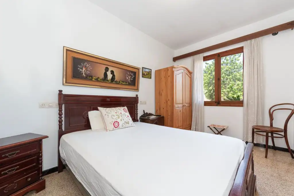 Schlafzimmer von Country house zum Verkauf in Pollença mit Privatgarten, Terrasse und Abstellraum