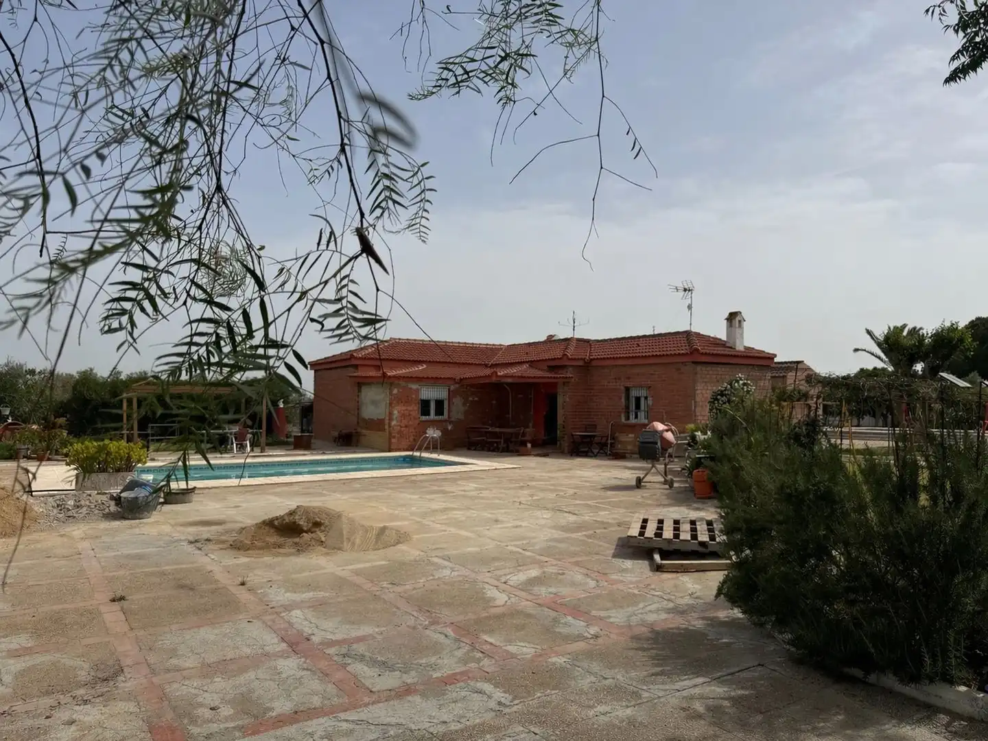 Piscina de Casa o chalet en venta en Carmona con Jardín privado, Terraza y Piscina