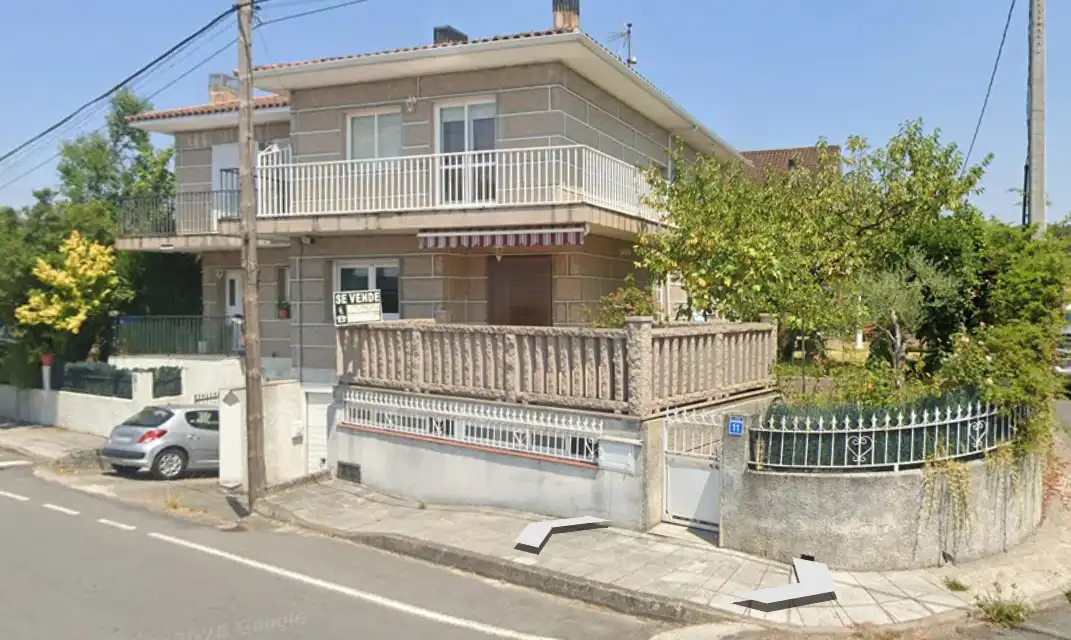 Vista exterior de Casa o chalet en venta en San Cibrao das Viñas con Calefacción, Jardín privado y Parquet