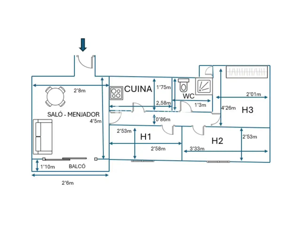 Appartamento con terrazza in vendita a Plaza Pecher, imagen 45