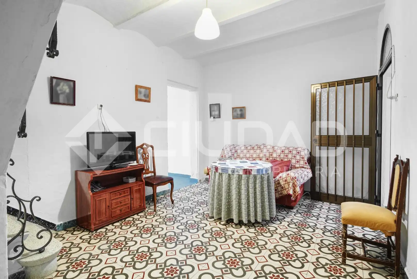Sala de estar de Casa adosada en venta en Coria del Río