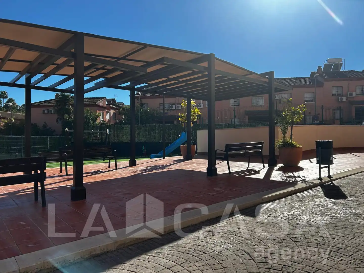 Terrace of Flat for sale in Montequinto  with Air Conditioner, Storage room and Swimming Pool