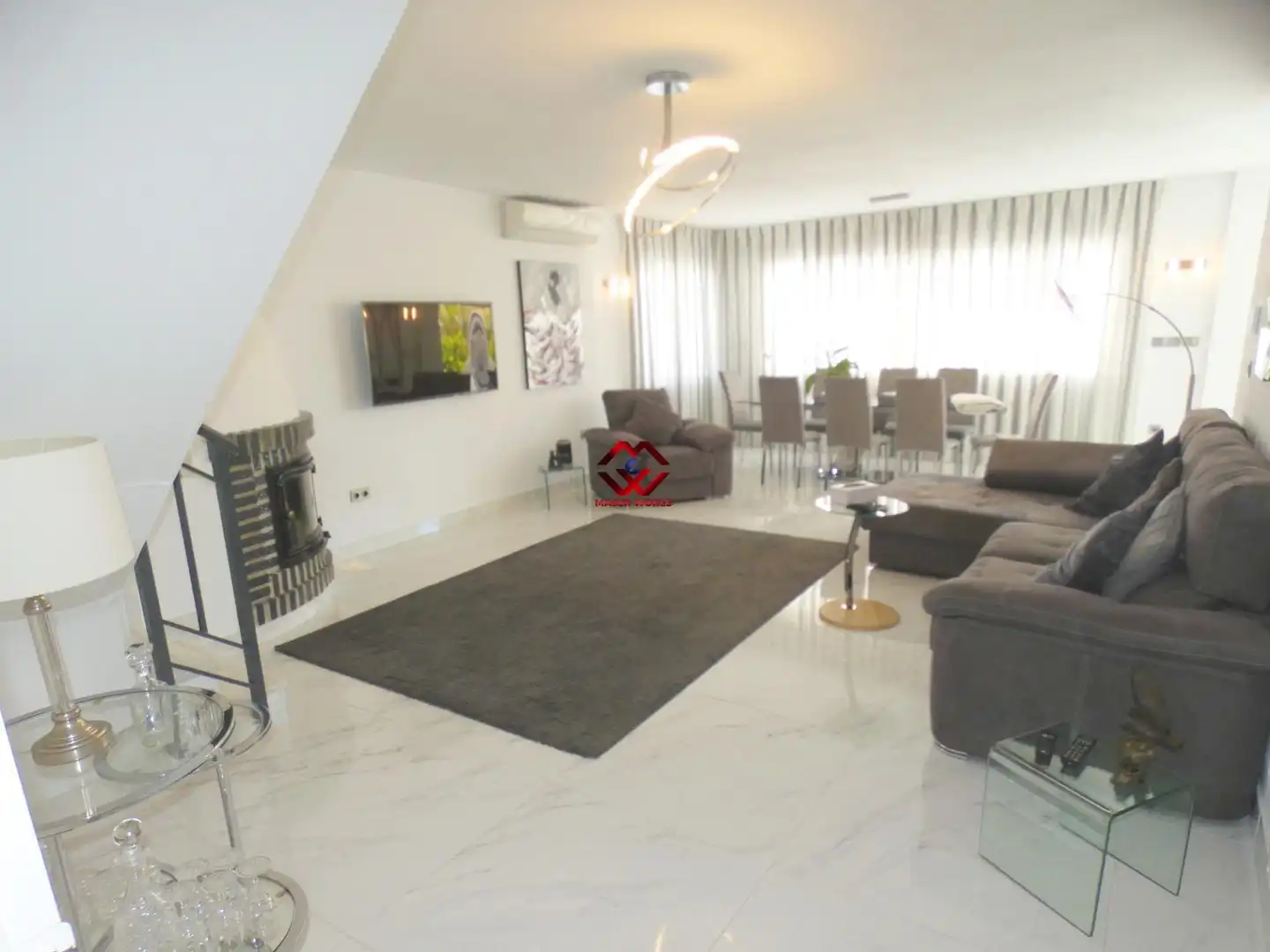 Sala d'estar de Casa o xalet en venda en Mazarrón amb Aire condicionat, Calefacció i Terrassa