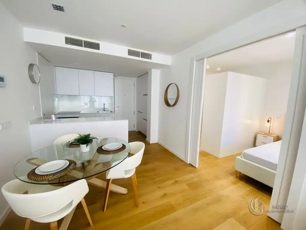 Cocina de Piso de alquiler en Madrid con Aire acondicionado, Calefacción y Jardín privado