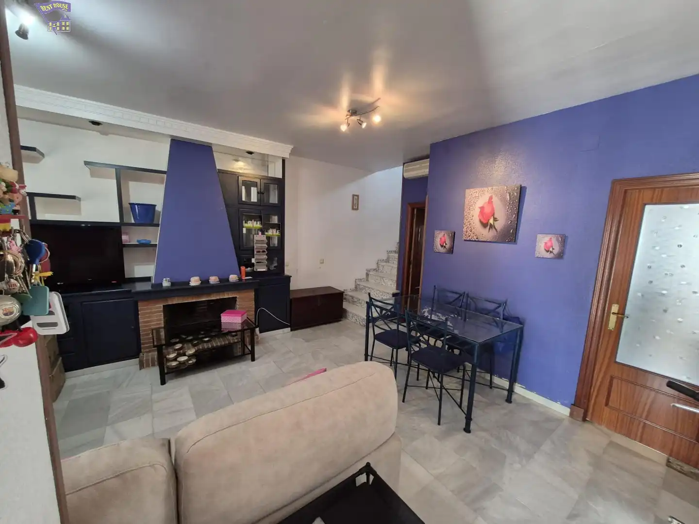 Sala de estar de Casa adosada en venta en Arcos de la Frontera