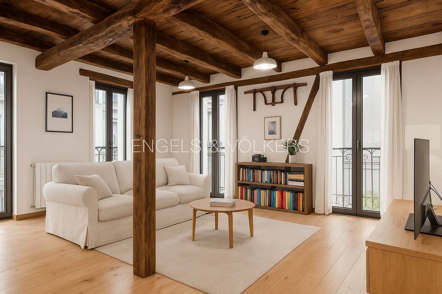 Living room of Apartment for sale in Donostia - San Sebastián   with Air Conditioner, Heating and Balcony