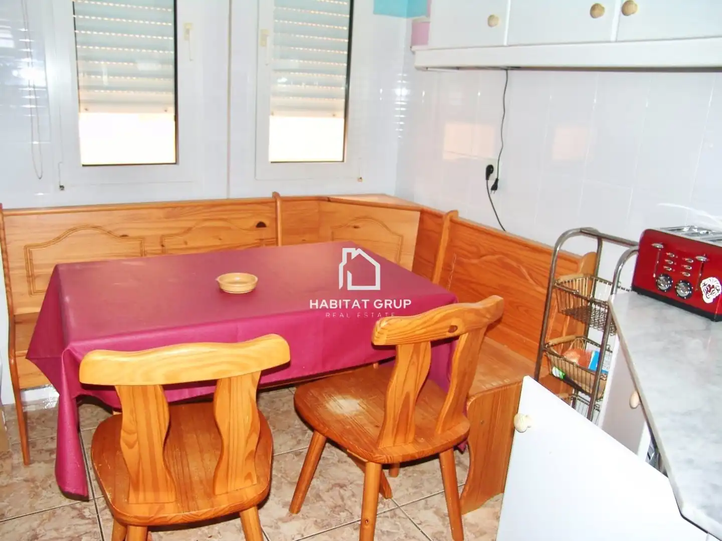 Küche von Maisonette zum Verkauf in Ciutadella de Menorca mit Klimaanlage, Heizung und Terrasse