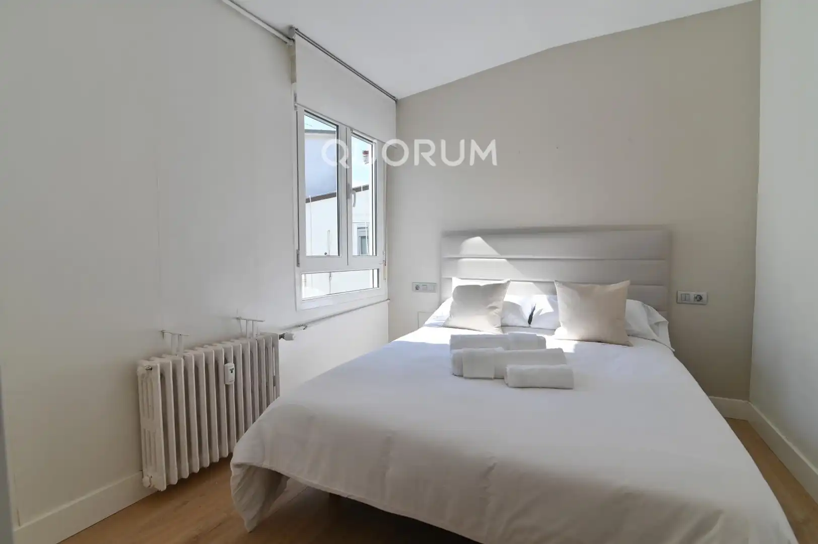 Schlafzimmer von Wohnung zur Miete in Bilbao  mit Klimaanlage, Heizung und Terrasse