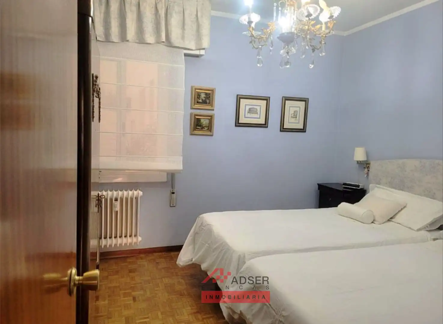 Bedroom of Flat for sale in  Logroño  with Heating, Parquet flooring and Terrace
