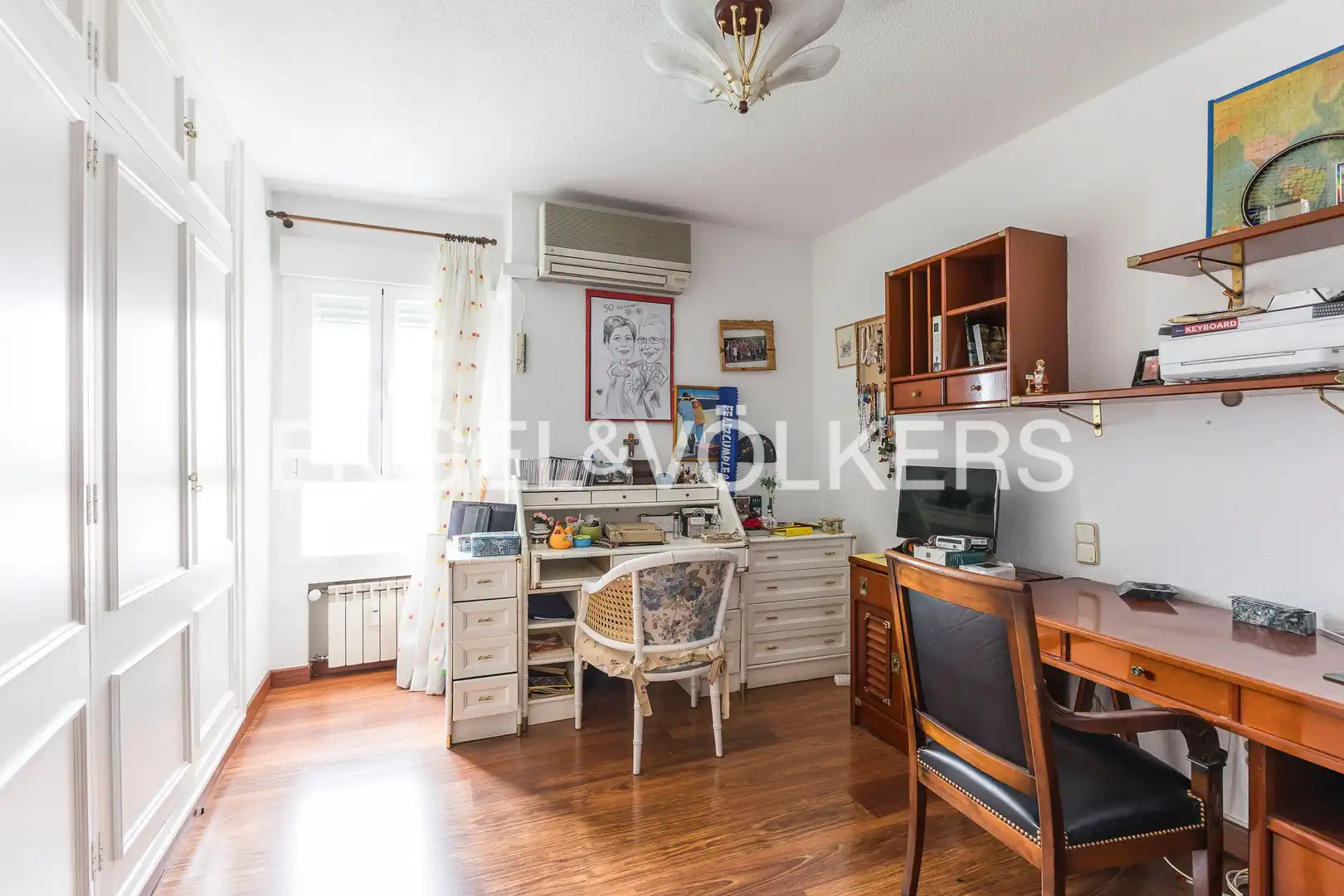Schlafzimmer von Wohnung zum Verkauf in Madrid mit Klimaanlage, Heizung und Privatgarten