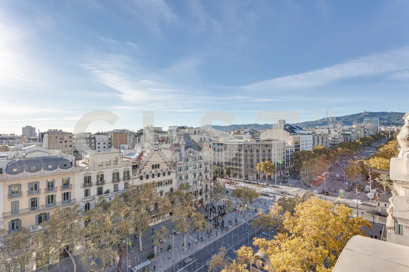 Außenansicht von Dachboden zur Miete in Barcelona mit Klimaanlage, Heizung und Terrasse