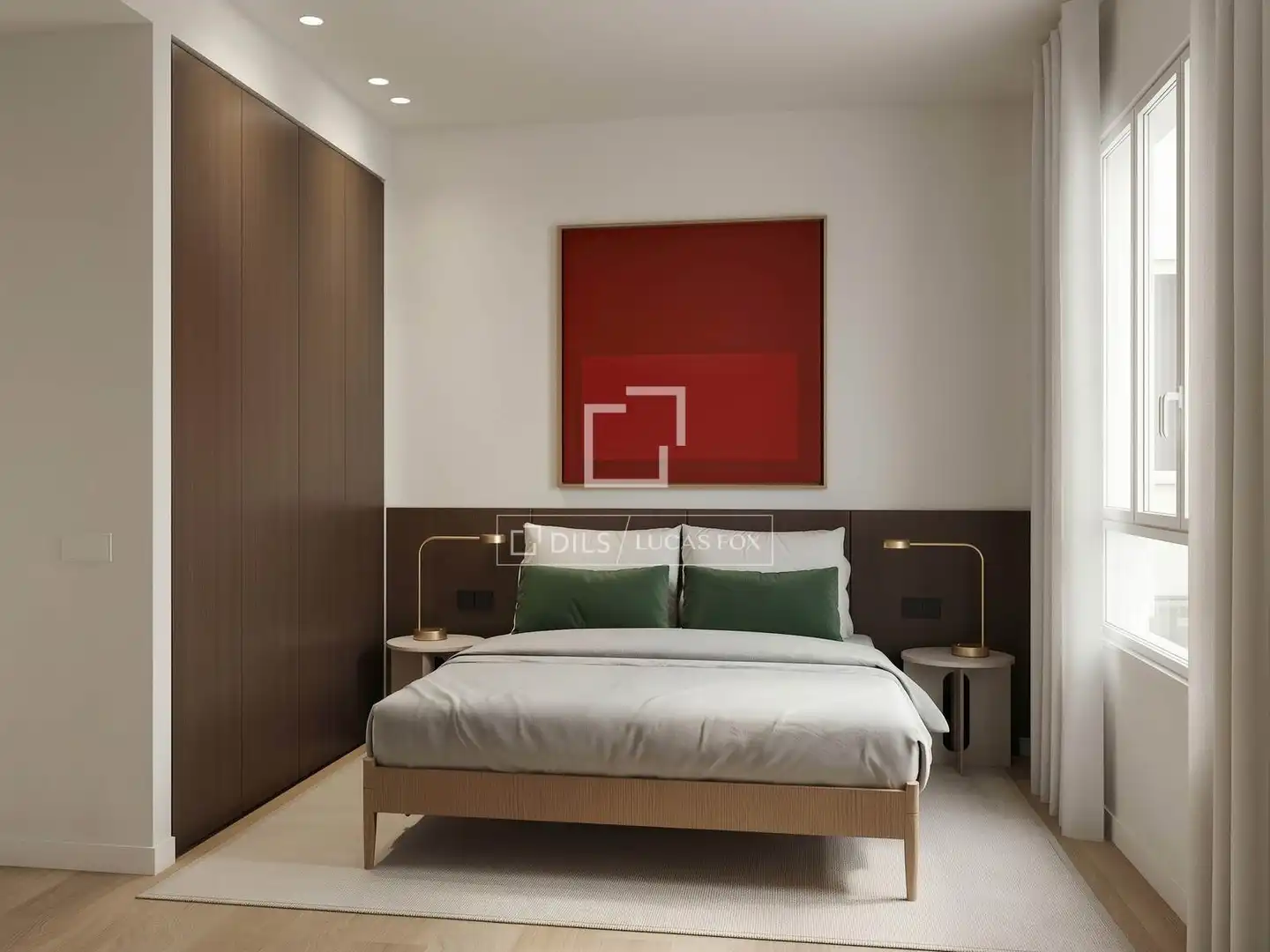 Bedroom of Flat for sale in Madrid  with Air Conditioner, Heating and Storage room