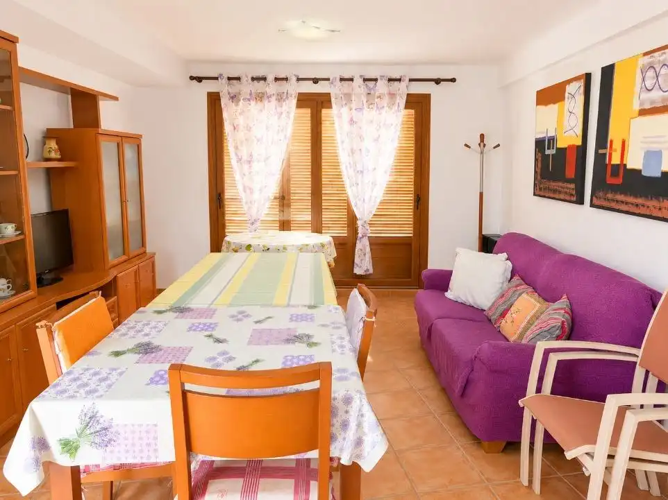 Dining room of Ground floor for rent in Oliva  with Air Conditioner, Terrace and Furnished
