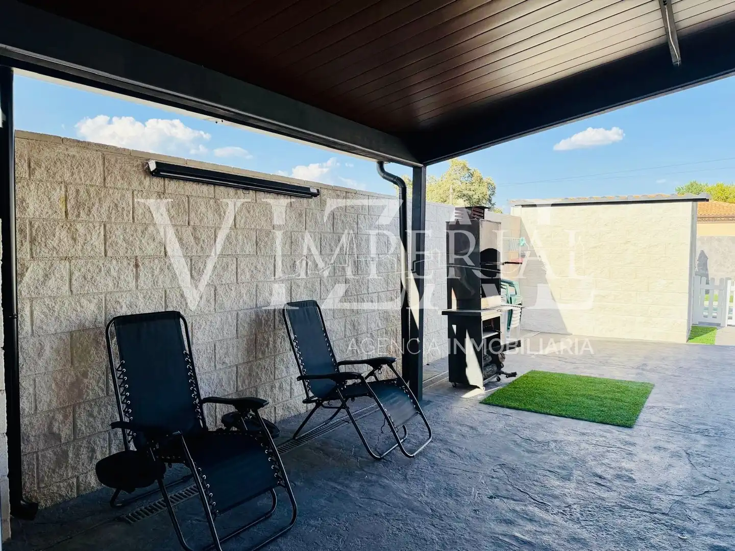 Terrassa de Casa o xalet en venda en Hormigos amb Aire condicionat, Calefacció i Jardí privat