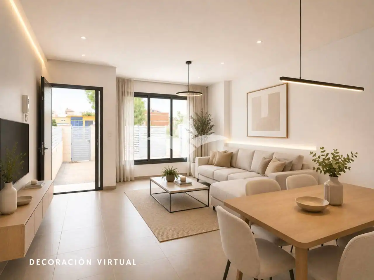 Sala d'estar de Casa adosada en venda en Almenara amb Aire condicionat i Terrassa