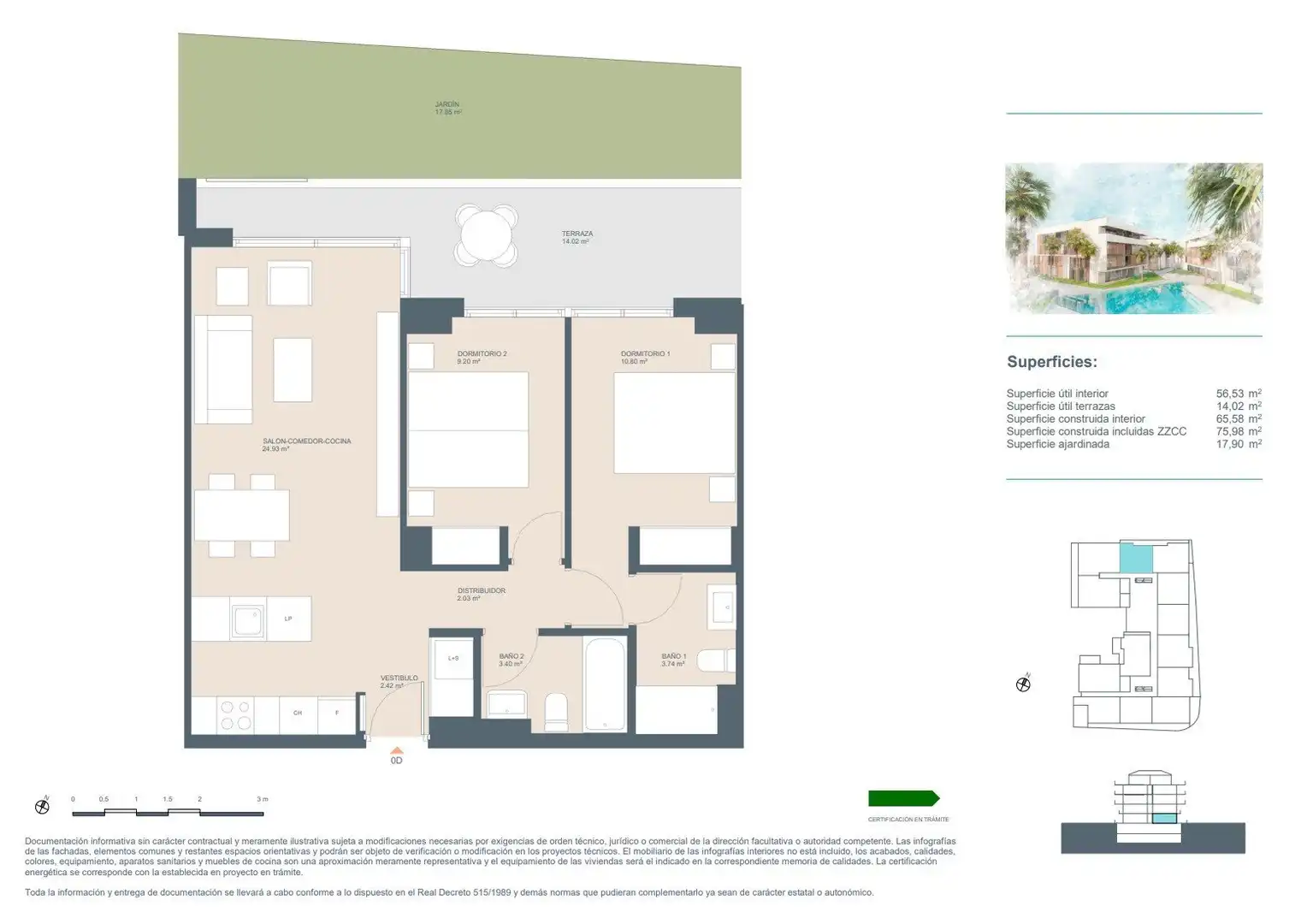 Apartamento con terraza en venta en Centro ciudad, imagen 16