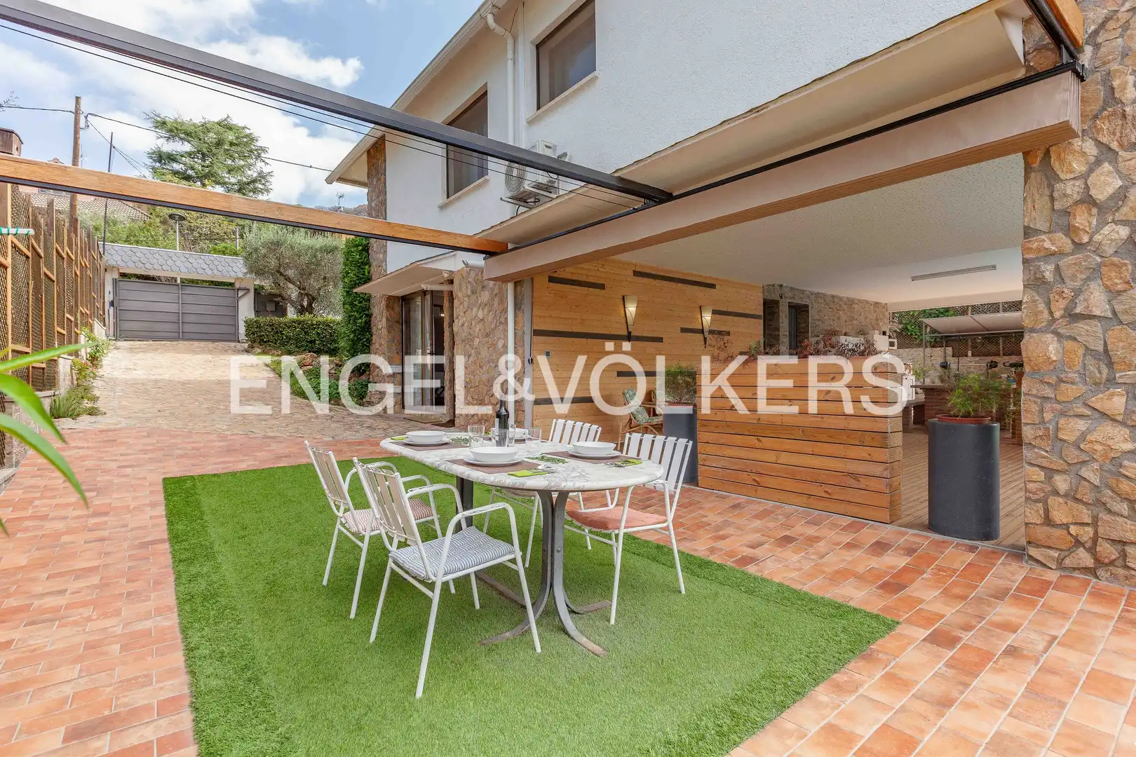 Terraza de Casa o chalet de alquiler en Llinars del Vallès con Aire acondicionado, Calefacción y Jardín privado