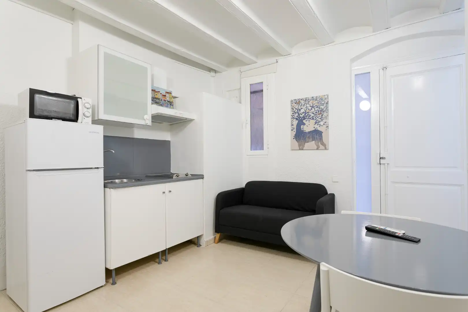 Wohnzimmer von Wohnungen zum Verkauf in Barcelona mit Klimaanlage, Möbliert und Waschmaschine