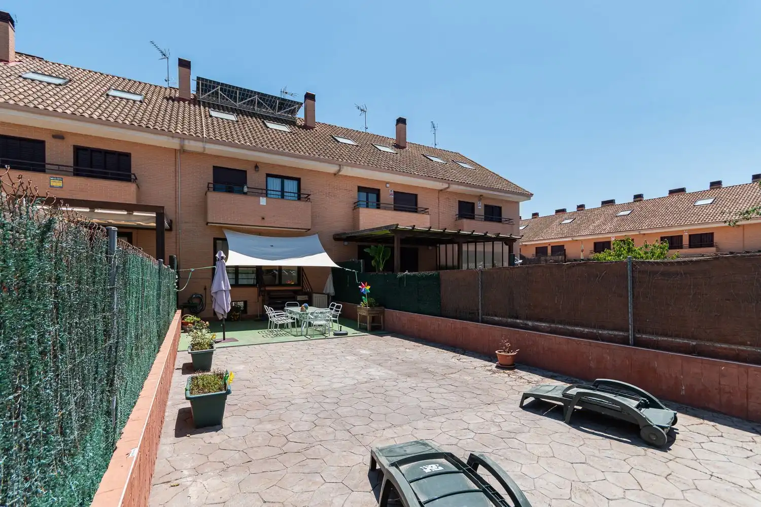 Terrace of Detached homes for sale in Fuenlabrada  with Air Conditioner, Heating and Storage room