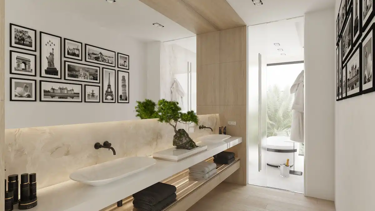 Bany de Casa adosada en venda en Marbella amb Terrassa, Jacuzzi i Sauna