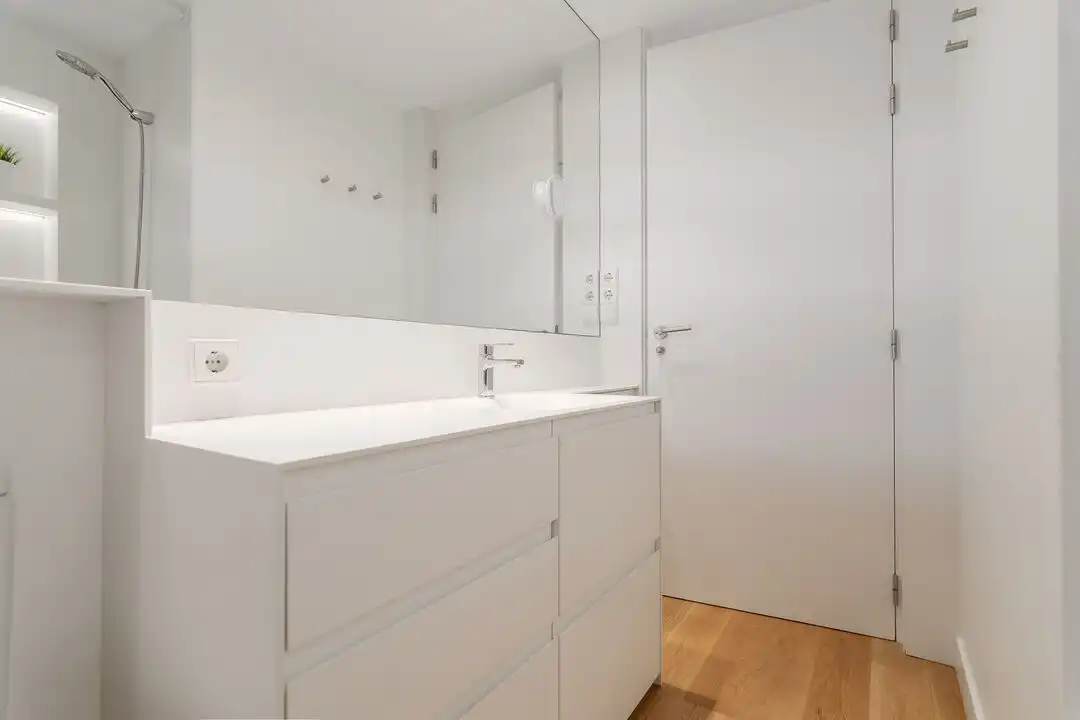 Baño de Ático en venta en  Pamplona / Iruña con Calefacción, Terraza y Alarma