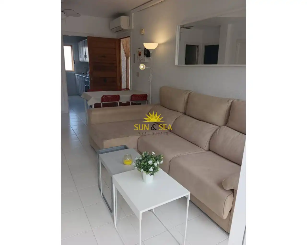 Wohnzimmer von Wohnungen zur Miete in Mazarrón mit Heizung, Terrasse und Schwimmbad