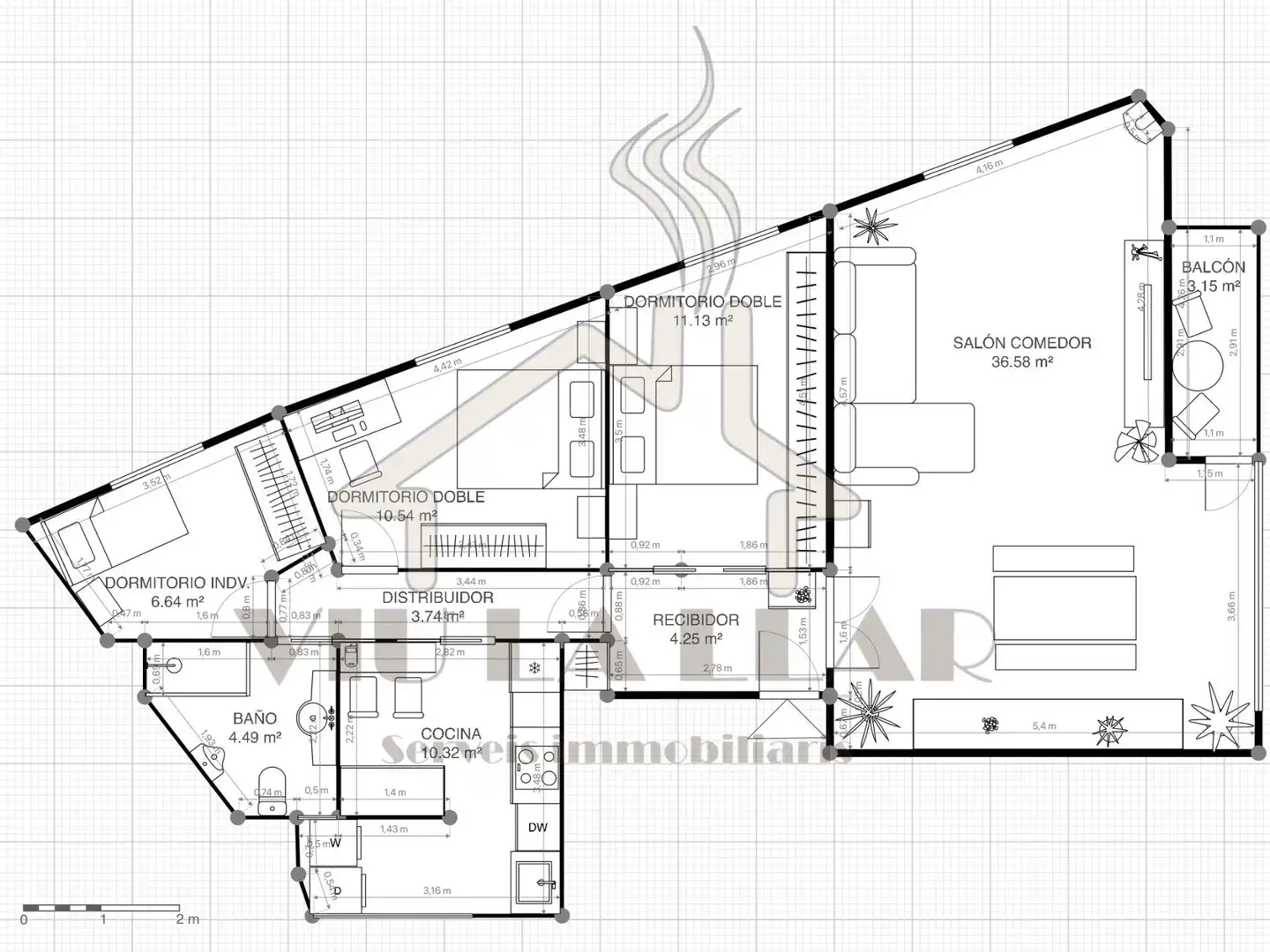 Wohnung zum Verkauf in Mataró mit Heizung