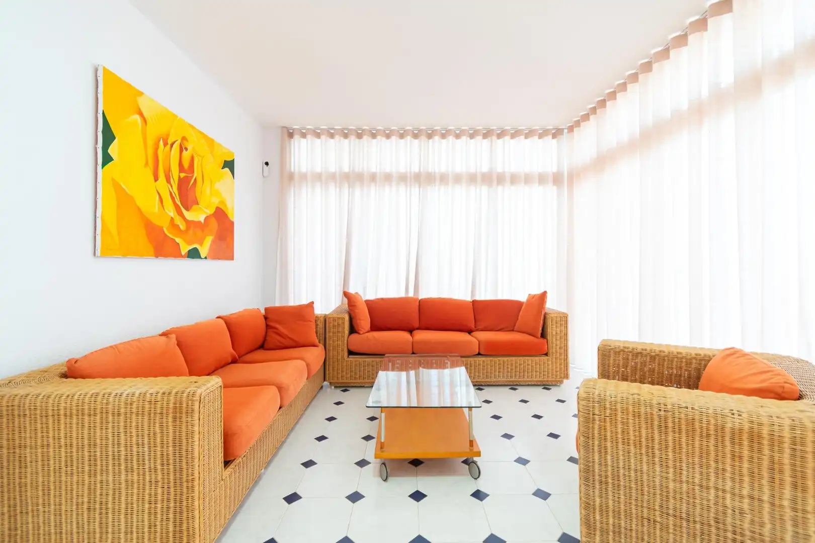 Sala d'estar de Casa o xalet en venda en Águilas amb Aire condicionat, Jardí privat i Terrassa