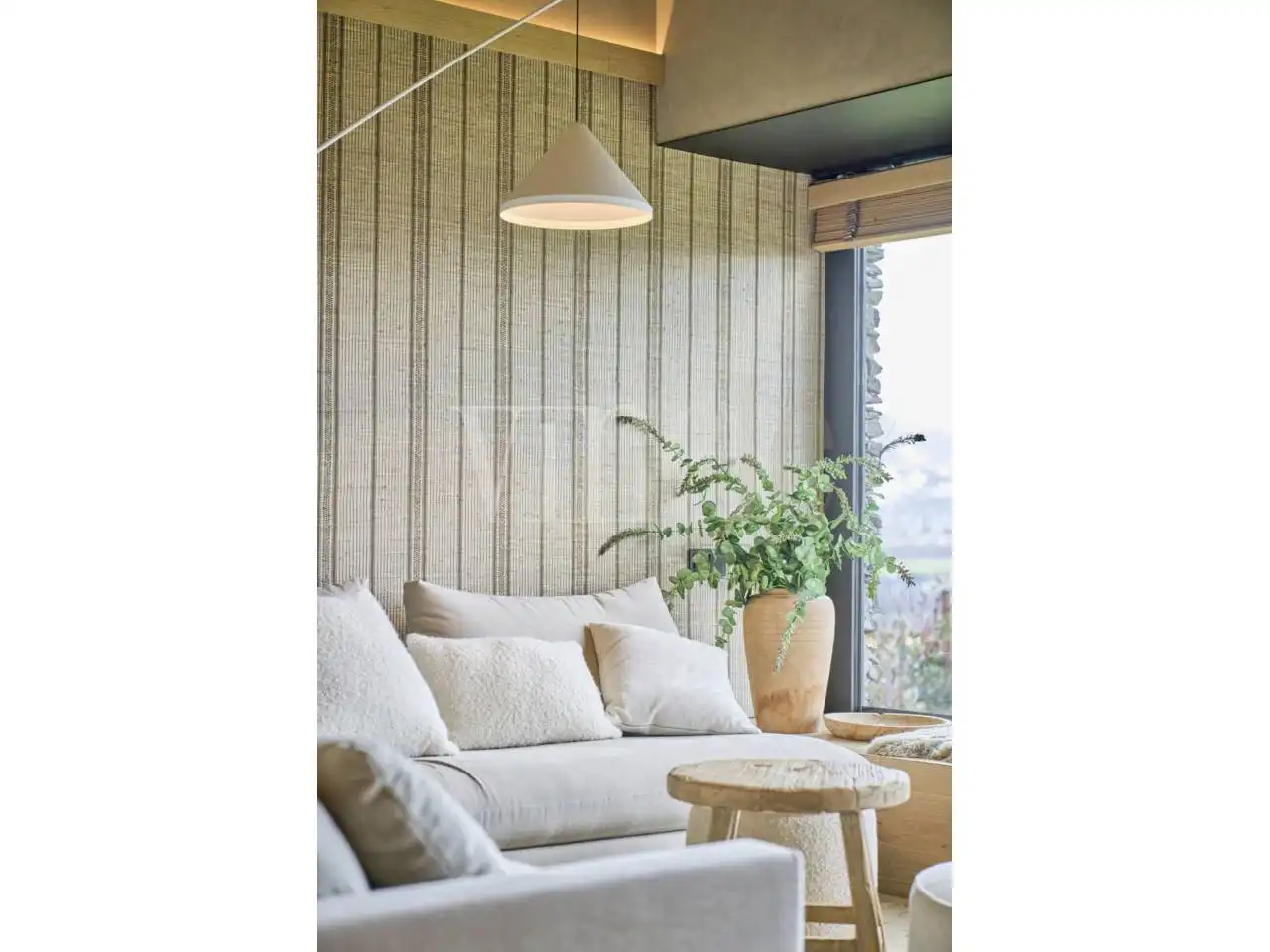 Sala de estar de Casa o chalet en venta en Ger con Aire acondicionado, Calefacción y Jardín privado
