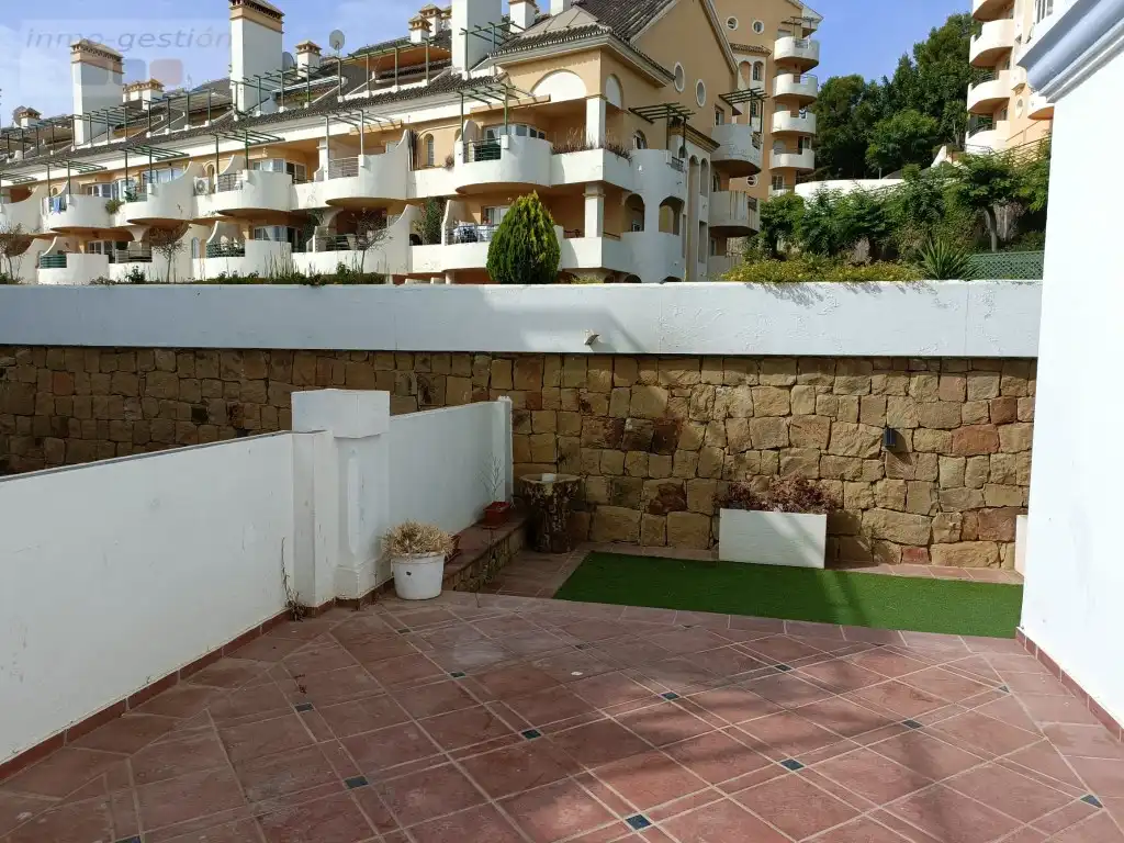 Terrasse von Maisonette zur Miete in Marbella