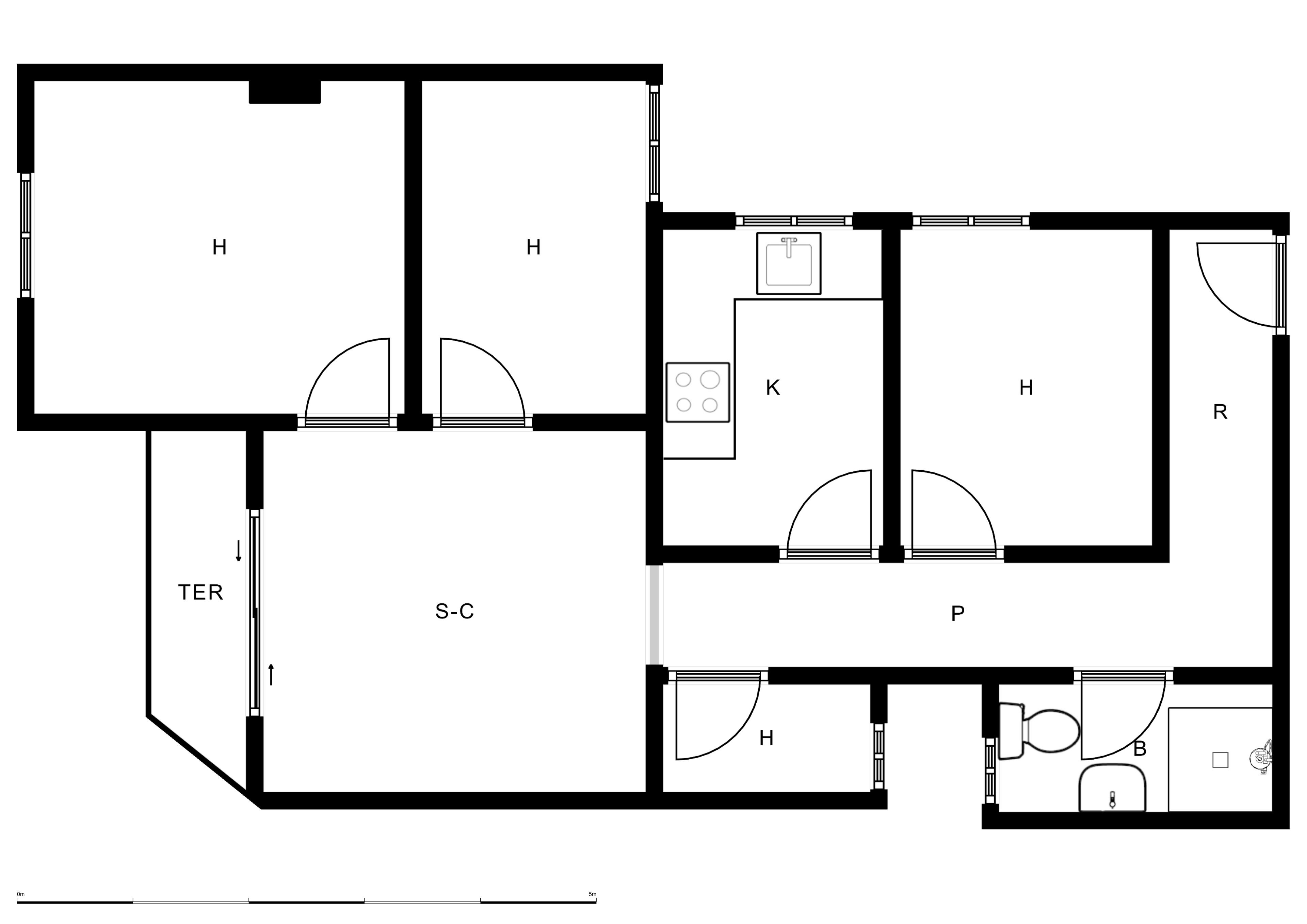 Piso en venta en  Barcelona Capital con Calefacción, Terraza y Horno