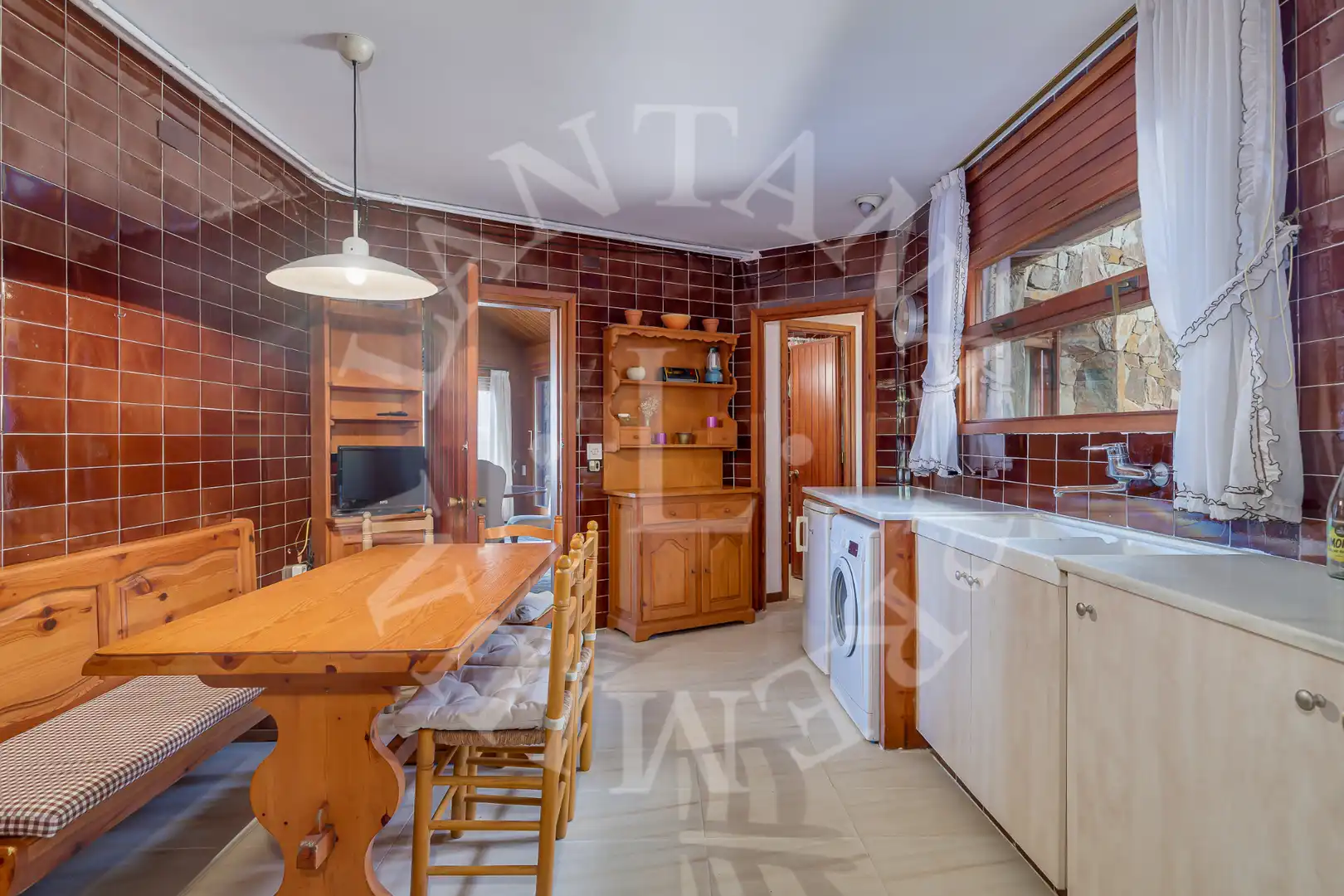 Cocina de Casa o chalet en venta en Sant Andreu de Llavaneres con Calefacción, Jardín privado y Trastero