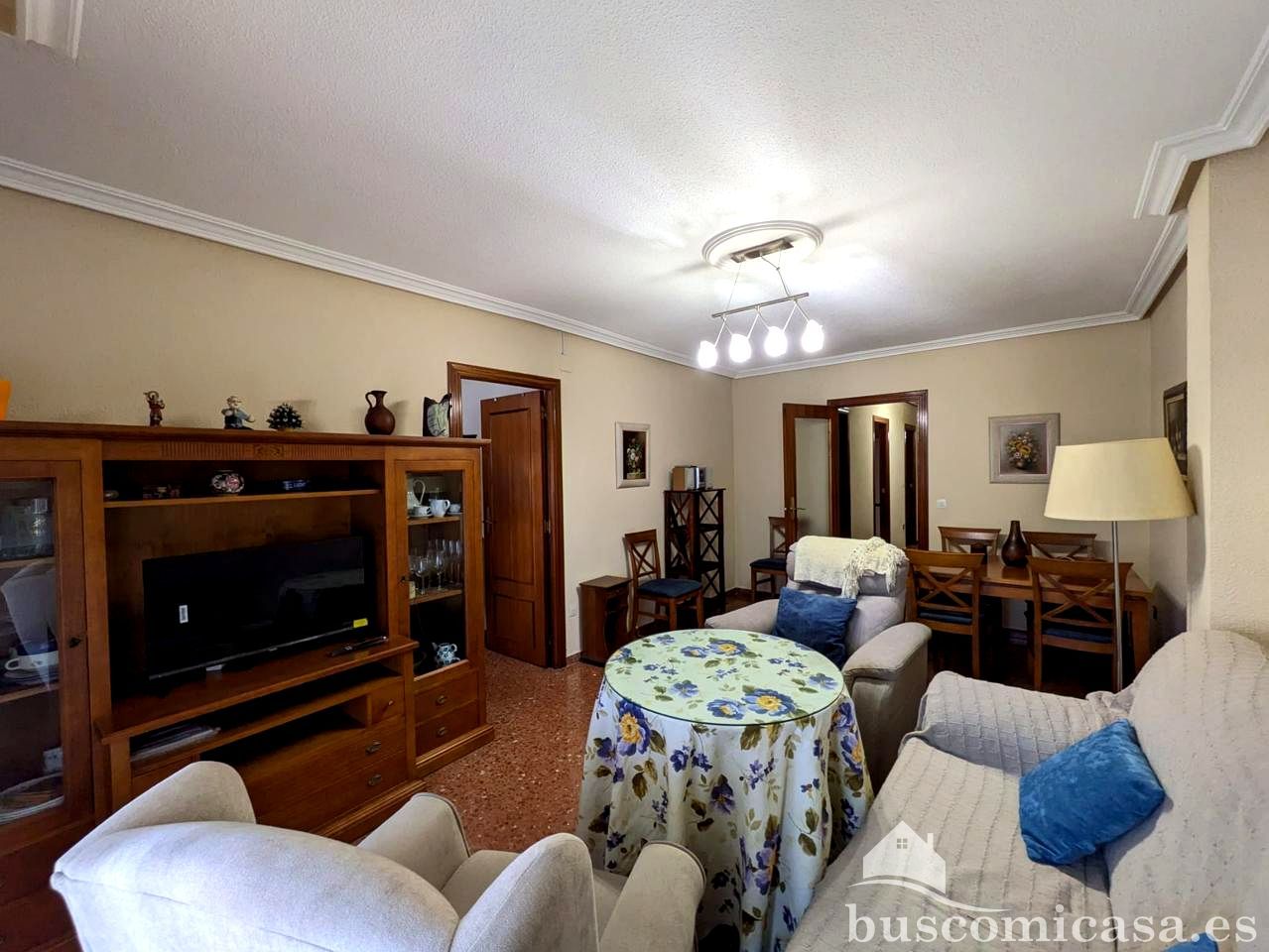 Living room of Flat to rent in Linares  with Air Conditioner, Furnished and Balcony