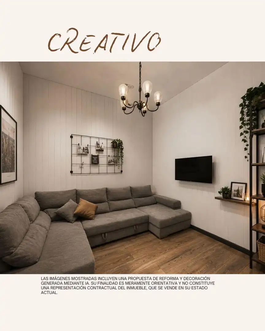 Sala de estar de Piso en venta en Las Palmas de Gran Canaria