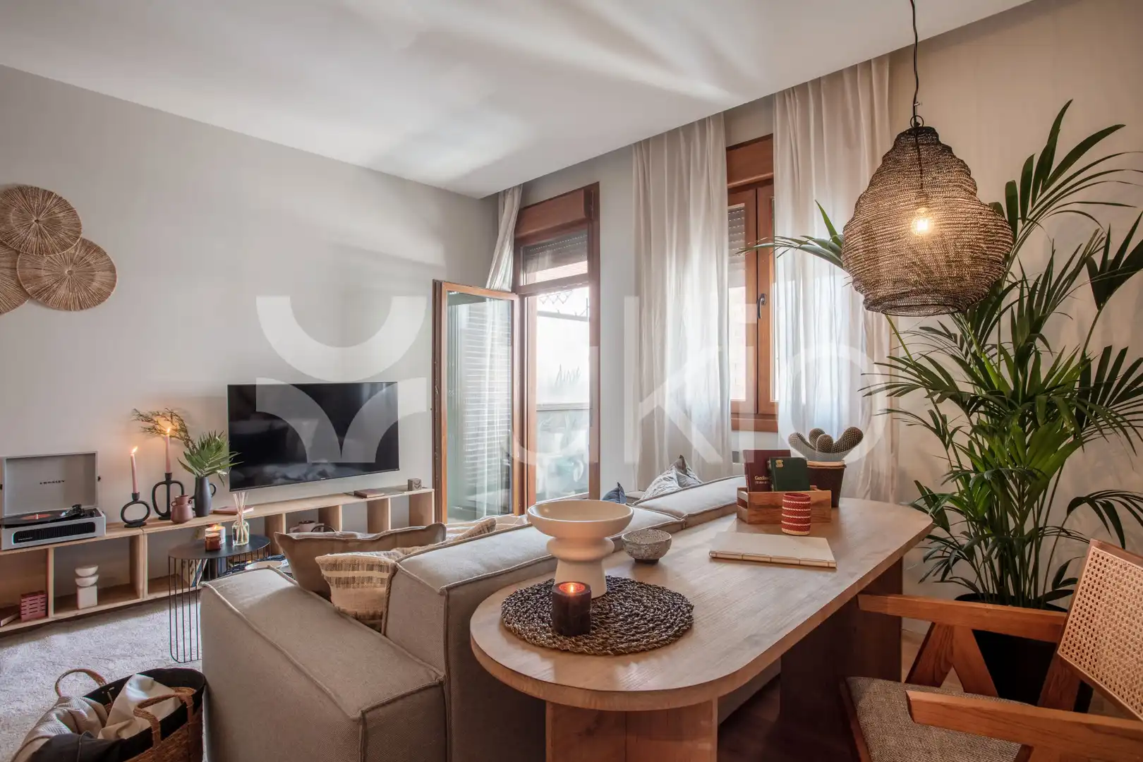 Sala d'estar de Apartament de lloguer en Madrid amb Aire condicionat, Calefacció i Forn