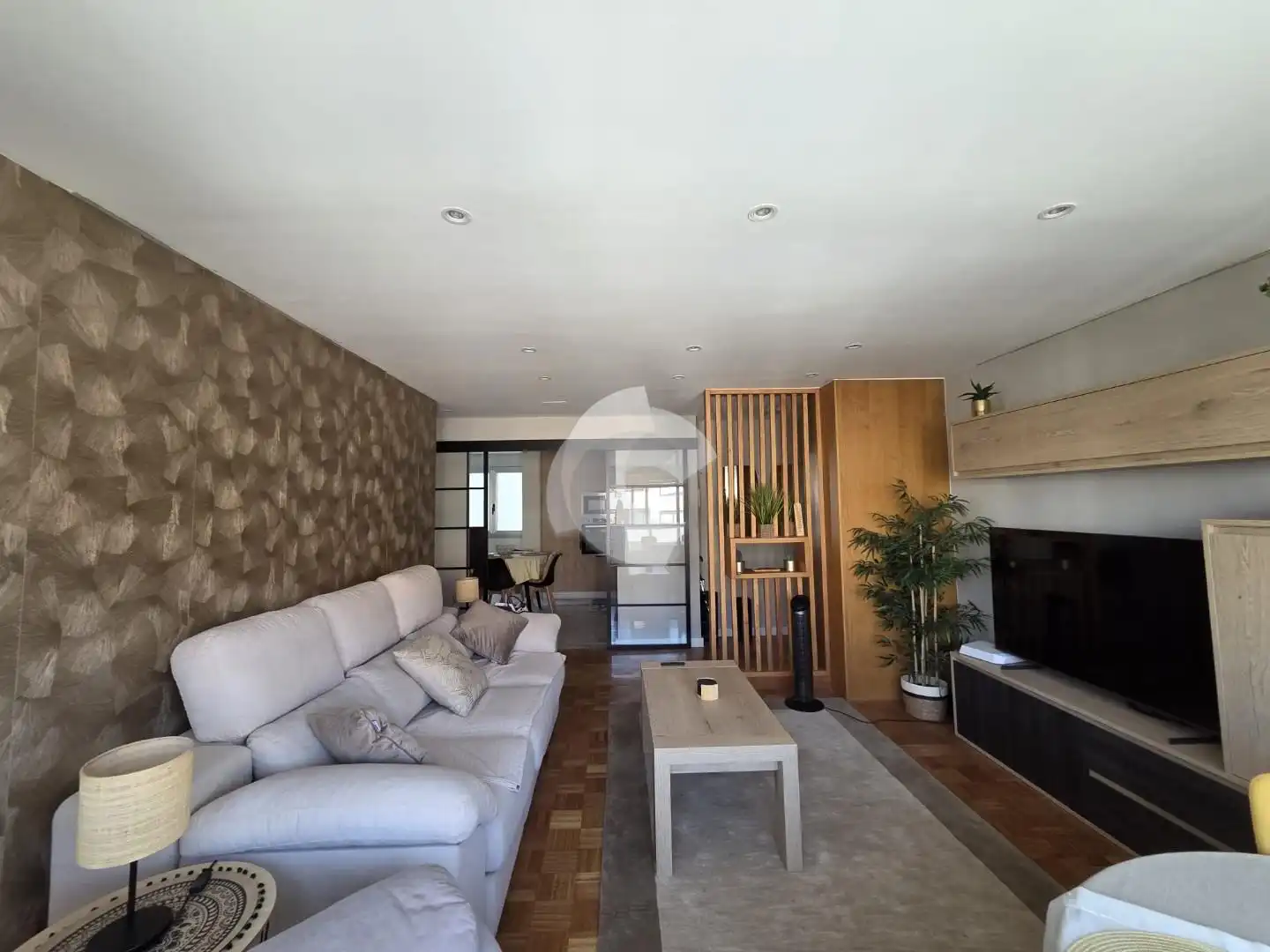 Living room of Flat for rent in Vigo   with Heating and Furnished